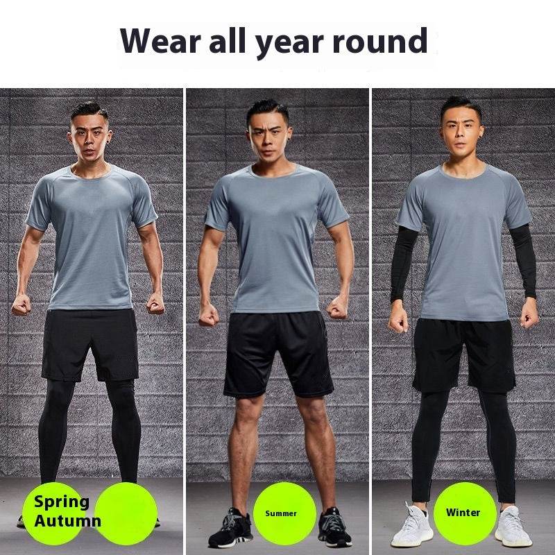 Fitness apparel - Quick Drying Workout clothes for men Gym wear - www.Shopthatapp.com