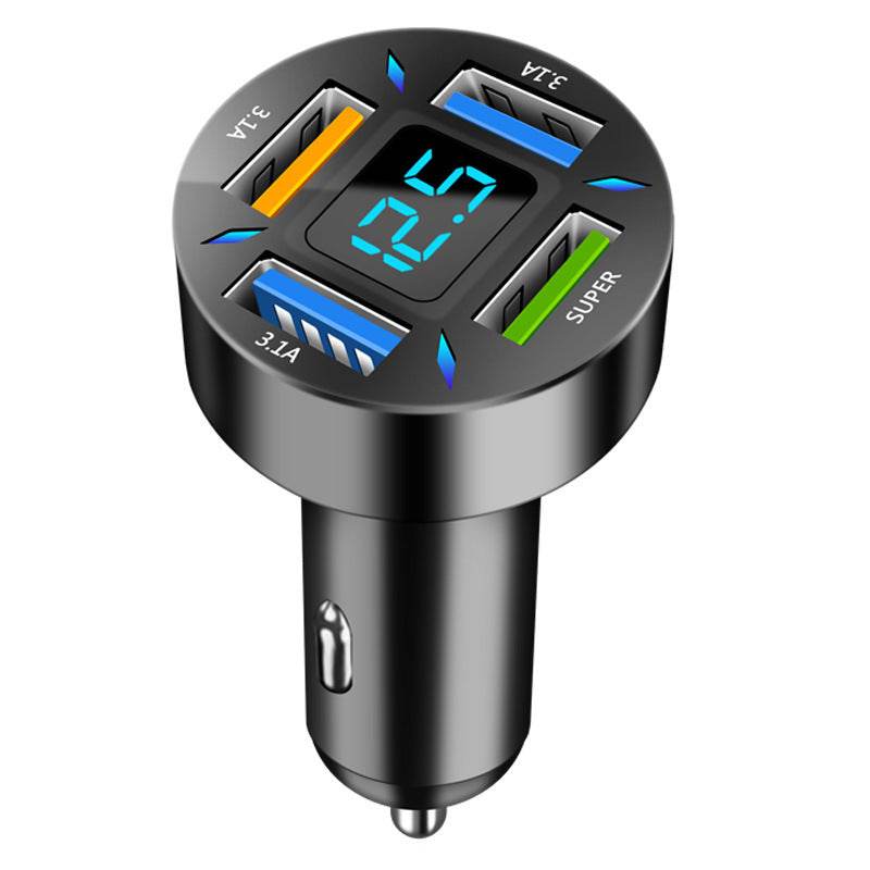 Four-port Car Charger 4USB Car Charger - www.Shopthatapp.com