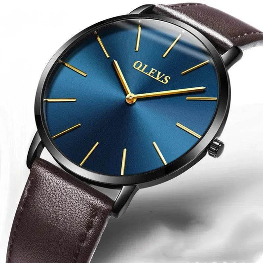 Ultra-thin quartz watch - www.Shopthatapp.com