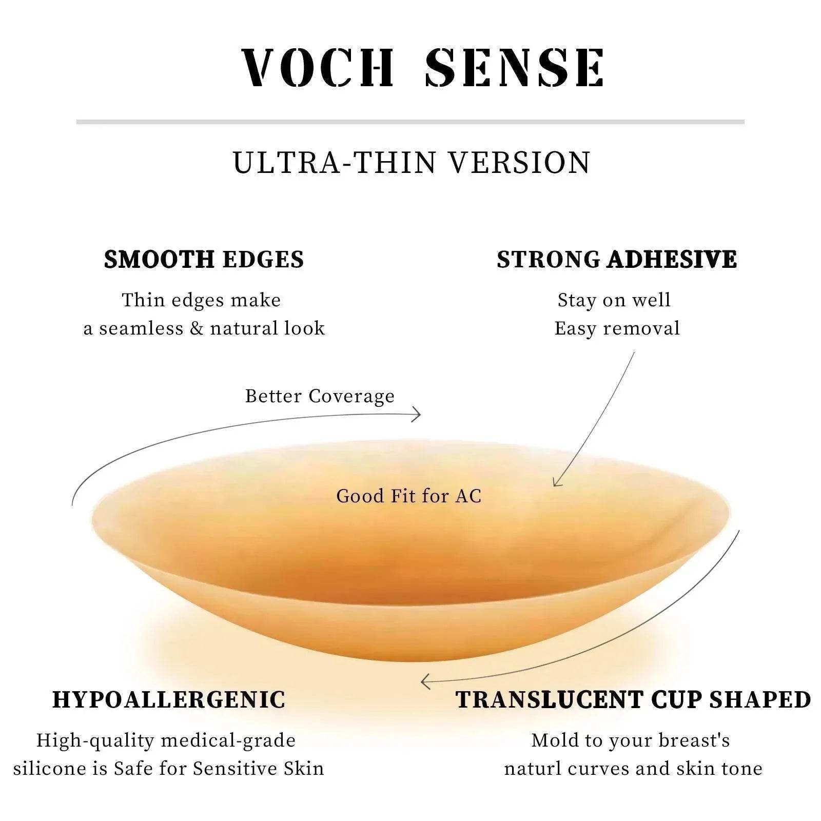 2 Pairs Reusable Adhesive Sticky Breast petals Nipple Patches - www.Shopthatapp.com