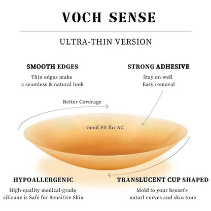 2 Pairs Reusable Adhesive Sticky Breast petals Nipple Patches - www.Shopthatapp.com