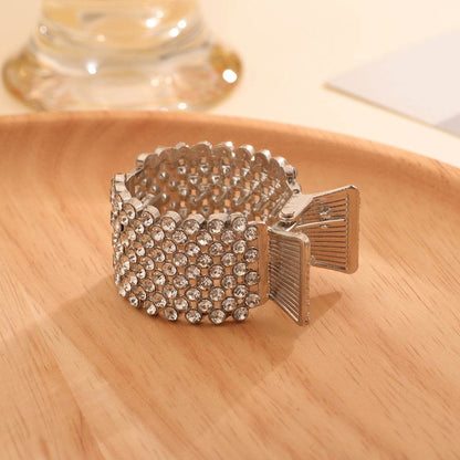 Decorative Ponytail Hair Clip Pearl Rhinestone Claw Clip - www.Shopthatapp.com