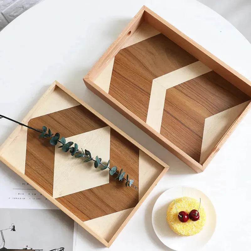 Acacia Wooden Serving Tray Decorative Tray - www.Shopthatapp.com
