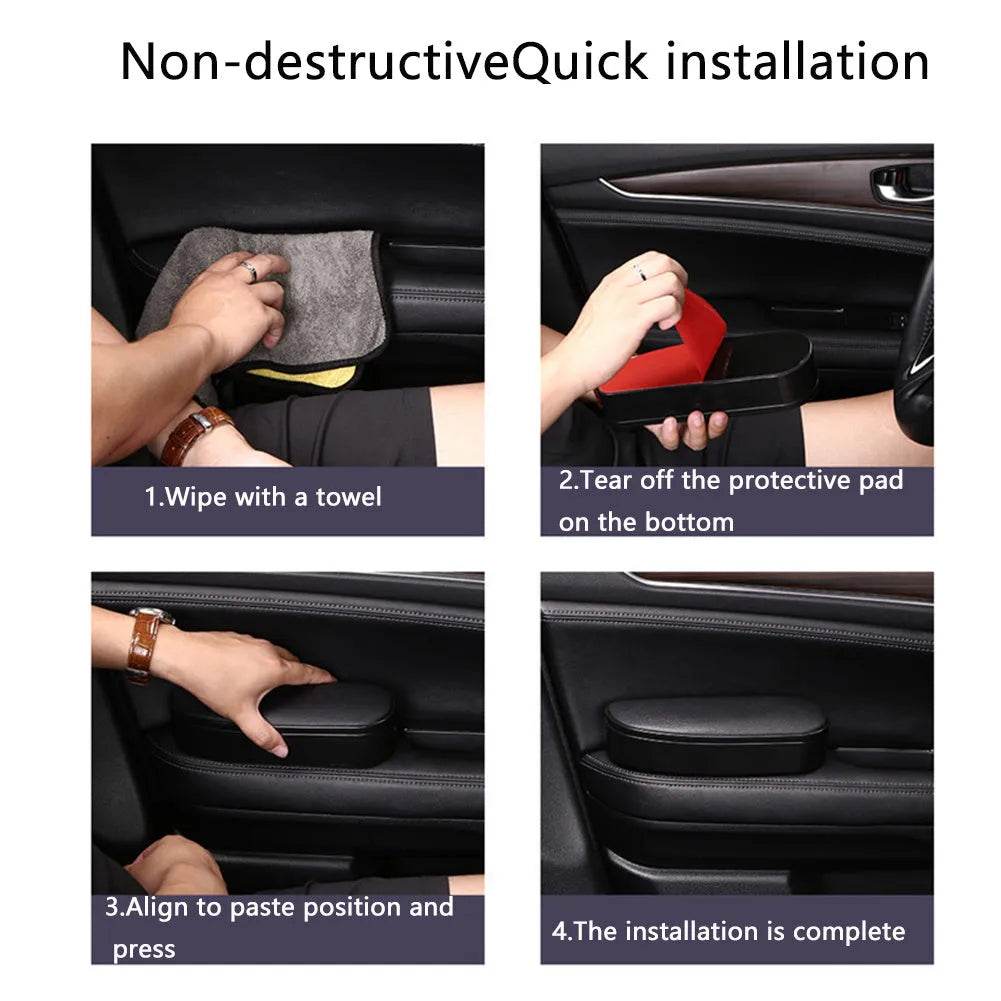 Universal Left Door Car Elbow Rest Pad Armrest support - www.Shopthatapp.com