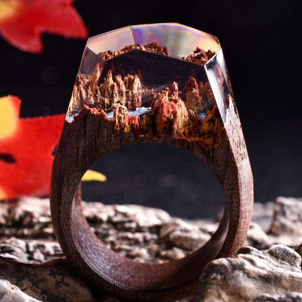 Resin wood ring - www.Shopthatapp.com