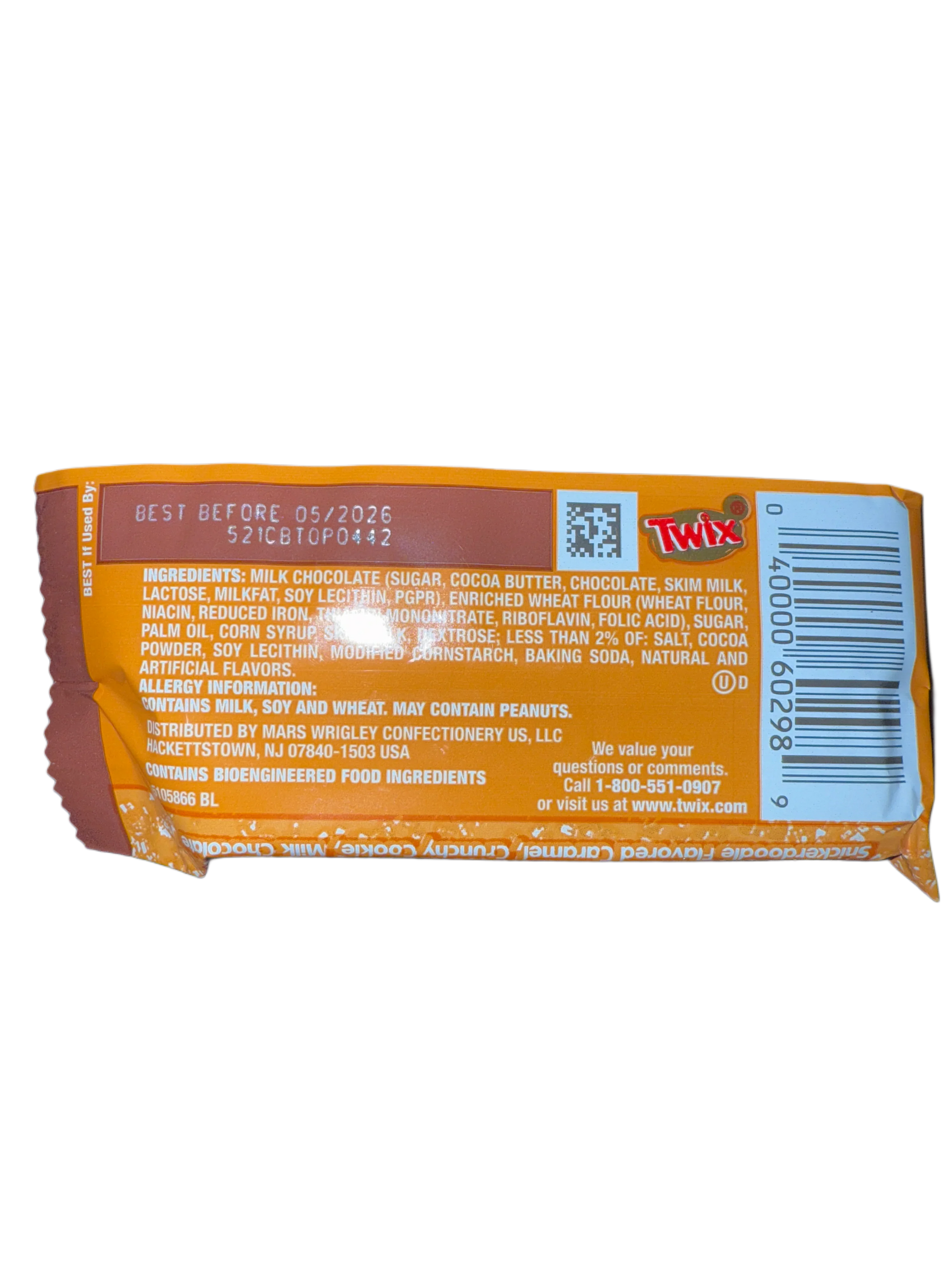 Twix Snickerdoodle Chocolate Cookie Bars 40G - U.S Edition - www.Shopthatapp.com