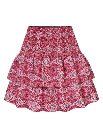 Leisure Versatile Lotus Leaf Women's Mini layered Skirt - www.Shopthatapp.com