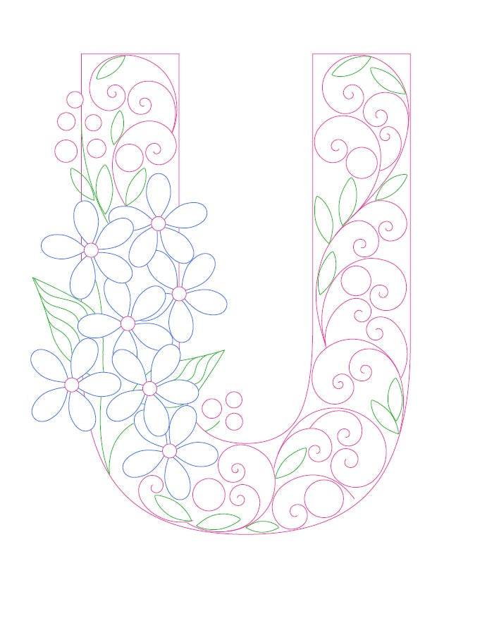 Paper Filigree Painting Kit - Letters - www.Shopthatapp.com