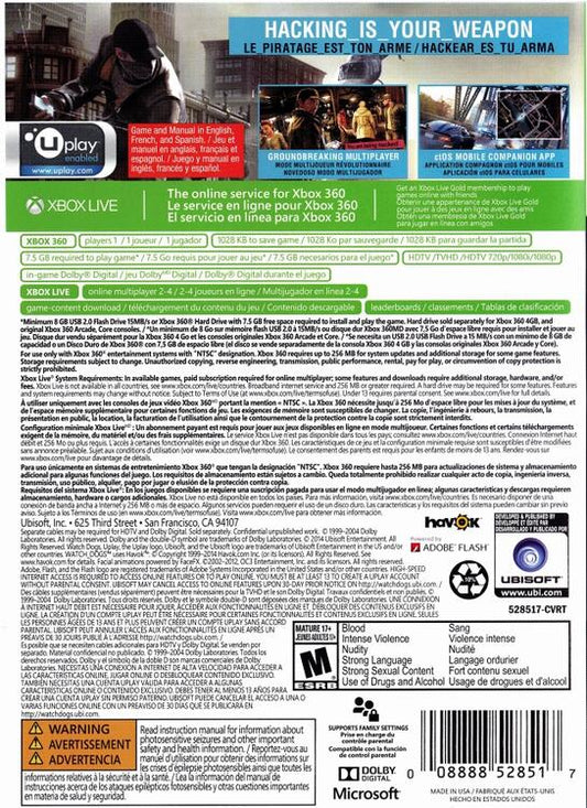 Watch Dogs (usagé) - www.Shopthatapp.com