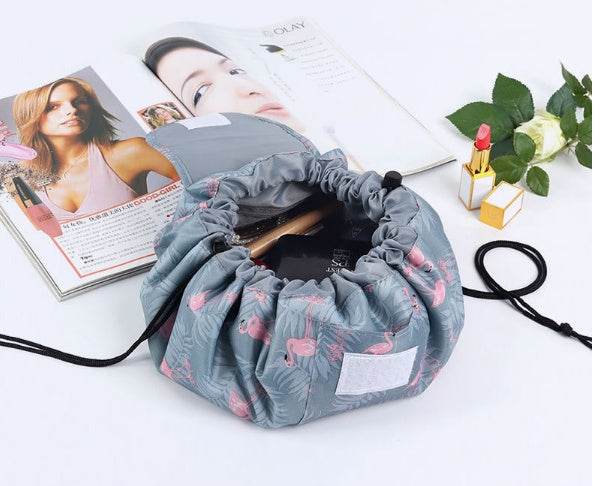 Animal Printing Large Capacity Drawstring Lazy Cosmetic Storage Bag - www.Shopthatapp.com