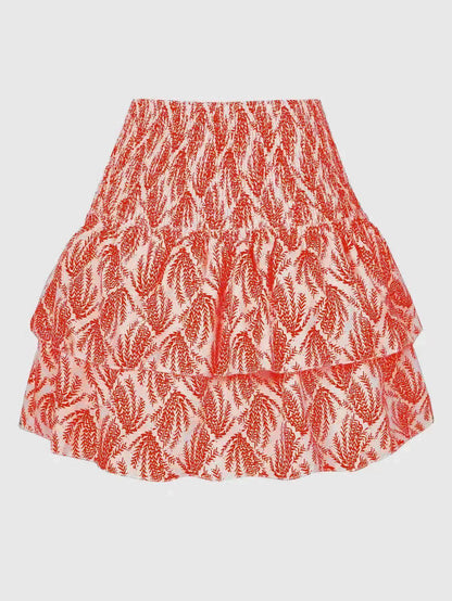 Leisure Versatile Lotus Leaf Women's Mini layered Skirt - www.Shopthatapp.com