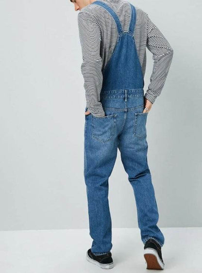 Men's denim Jeans Jumper overalls - www.Shopthatapp.com