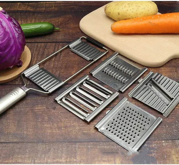 Stainless Steel Grater, Vegetable And Fruit Slicer, Peeler - www.Shopthatapp.com
