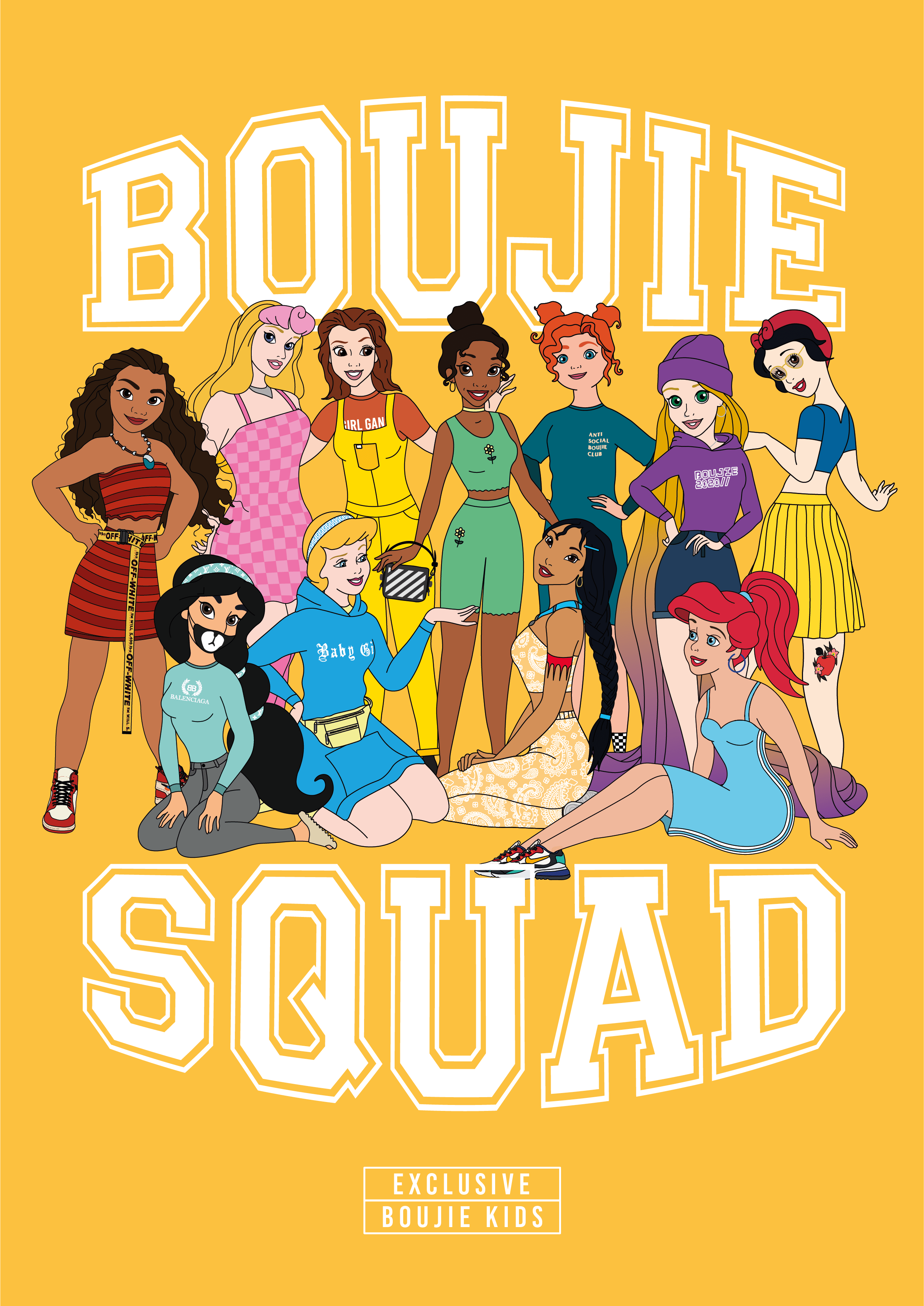 Boujie Squad T Shirt - www.Shopthatapp.com