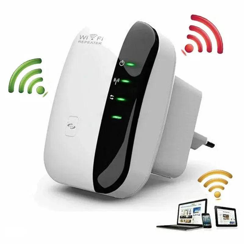Buy Wireless Wifi Repeater Wifi Signal Amplifier High Internet Speed Booster - www.Shopthatapp.com