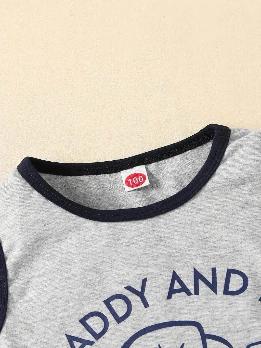 Summer Trendy Boys Letter Fist Print Sleeveless Casual Pants Suit Sleeveless two piece for boys Daddy and me outfit - www.Shopthatapp.com