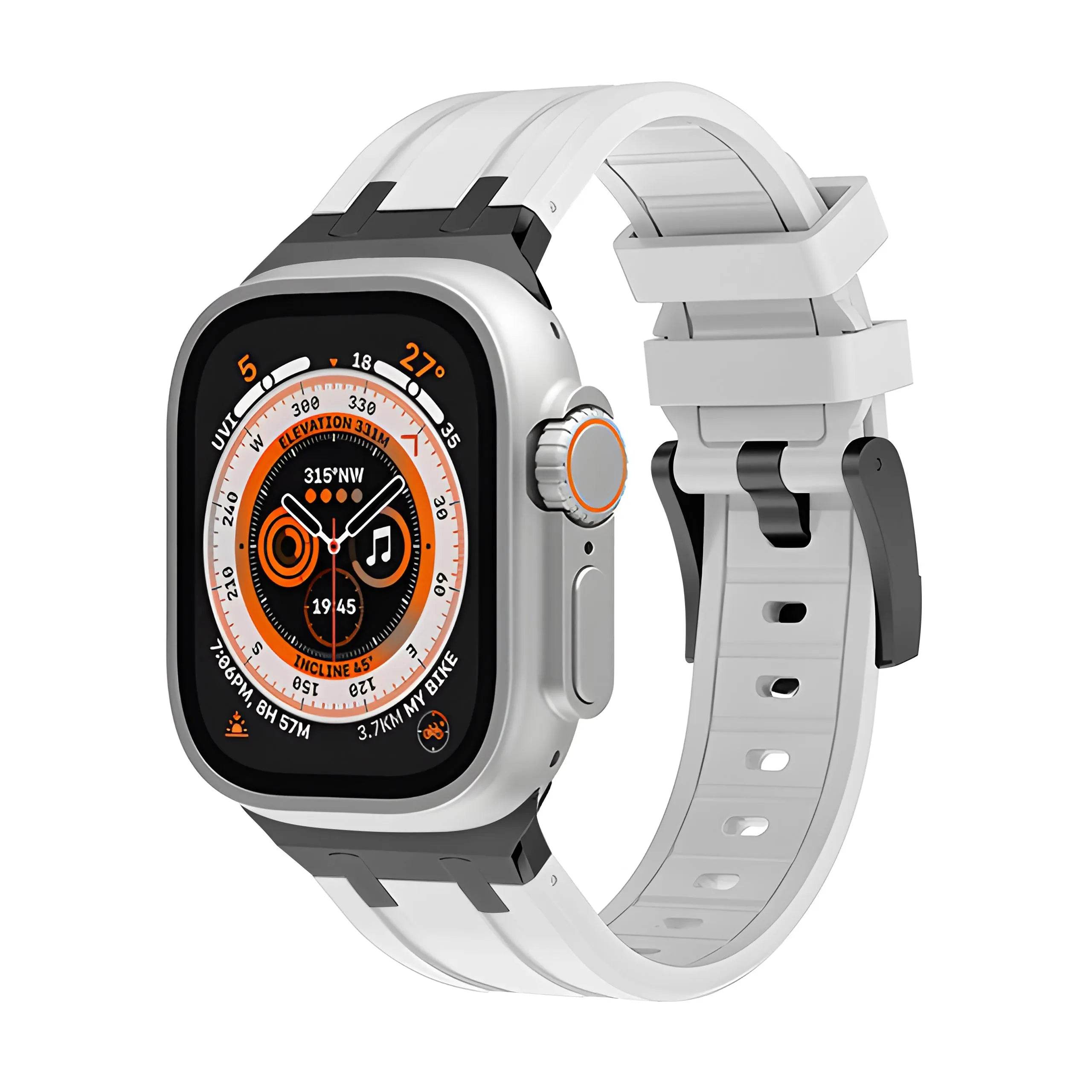 Liquid Silicone Sports Oak Butterfly Watch-buttom Strap - www.Shopthatapp.com