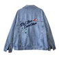 All-match Korean Style Loose Embroidered Denim Jacket Women - www.Shopthatapp.com
