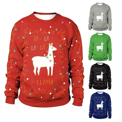 Christmas Element Men's And Women's Round Neck Sweater - www.Shopthatapp.com