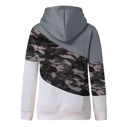 Casual Fashion Women Camouflage Winter hoodie Sweatshirt Pullover Top - www.Shopthatapp.com