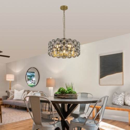Modern Crystal Chandelier, Suitable For Living Room Round Crystal Lamp Luxury Home Decoration Lamps - www.Shopthatapp.com