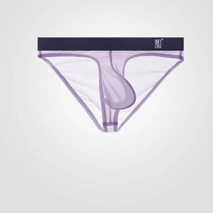 Underwear Men's Briefs Transparent Ice Silk Sexy Full Transparent Trendy Men's Personality Narrow Crotch Low Waist New - www.Shopthatapp.com