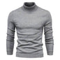 Men's Plain Slim Pullover Polo Sweatshirt Turtleneck Sweater Winter Casual Tops Men - www.Shopthatapp.com