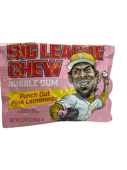 Big League Chew Punch Out Pink Lemonade 60G - U.S Edition - www.Shopthatapp.com