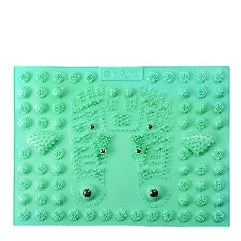 Anti-slip Bath Mat Foot Massage Cushions Magnetic Therapy Fitness Foot Mat - www.Shopthatapp.com