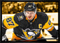 Sidney Crosby Pittsburgh Penguins Framed 20x29 Face-Off Close-Up Canvas - www.Shopthatapp.com