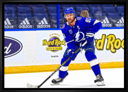 Steven Stamkos Tampa Bay Lightning Framed 20x29 Action Canvas - www.Shopthatapp.com