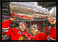 Jonathan Toews & Patrick Kane Chicago Blackhawks Framed 20x29 Lifting Stanley Cup Canvas - www.Shopthatapp.com