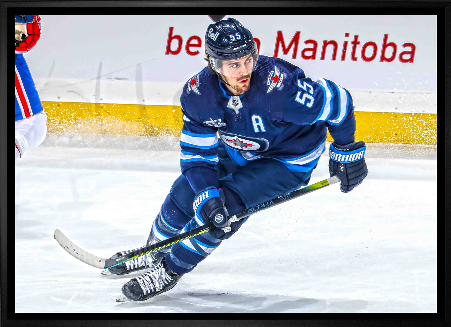 Mark Scheifele Winnipeg Jets Framed 20x29 Skating Canvas - www.Shopthatapp.com