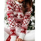 Christmas Elk Long Sleeve Knitted Sweater - www.Shopthatapp.com