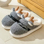 Christmas Shoes Winter Home Slippers Elk Soft Cozy Bedroom Slipper Slip On House Shoes - www.Shopthatapp.com