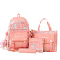 Backpack Primary School Girls Schoolbag Women's Four-piece Set - www.Shopthatapp.com