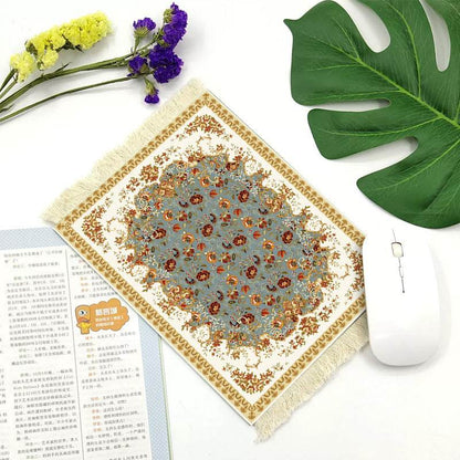 Office mouse pad, Suede fringe mouse pad Hot rubber  Bohemian style - www.Shopthatapp.com