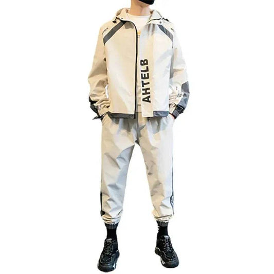 Autumn Casual Sportswear 2pcs suit Workwear Tracksuit Outfit for men - www.Shopthatapp.com