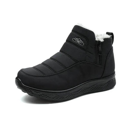 Winter Women's Cotton-padded Thick fleece lined Ankle Snow Boots - www.Shopthatapp.com