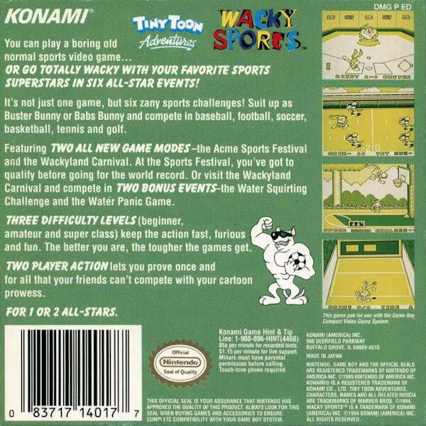 Tiny Toon Adventures: Wacky Sports (usagé) - www.Shopthatapp.com