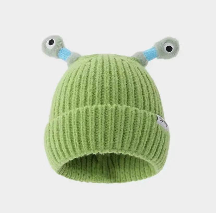 New Cute Luminous Fall Winter Warm Ear Protection Wool Cartoon All-matching Knitted Beanie Hat - www.Shopthatapp.com