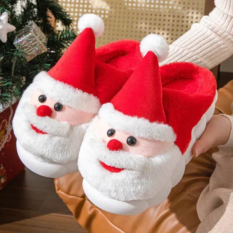 Santa Claus Home Thick-soled Non-slip Slippers - www.Shopthatapp.com