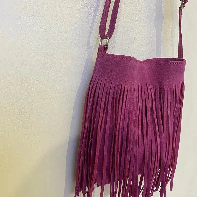Artistic Tassel fringe Messenger Bag Simple And Popular Shoulder Bag - www.Shopthatapp.com