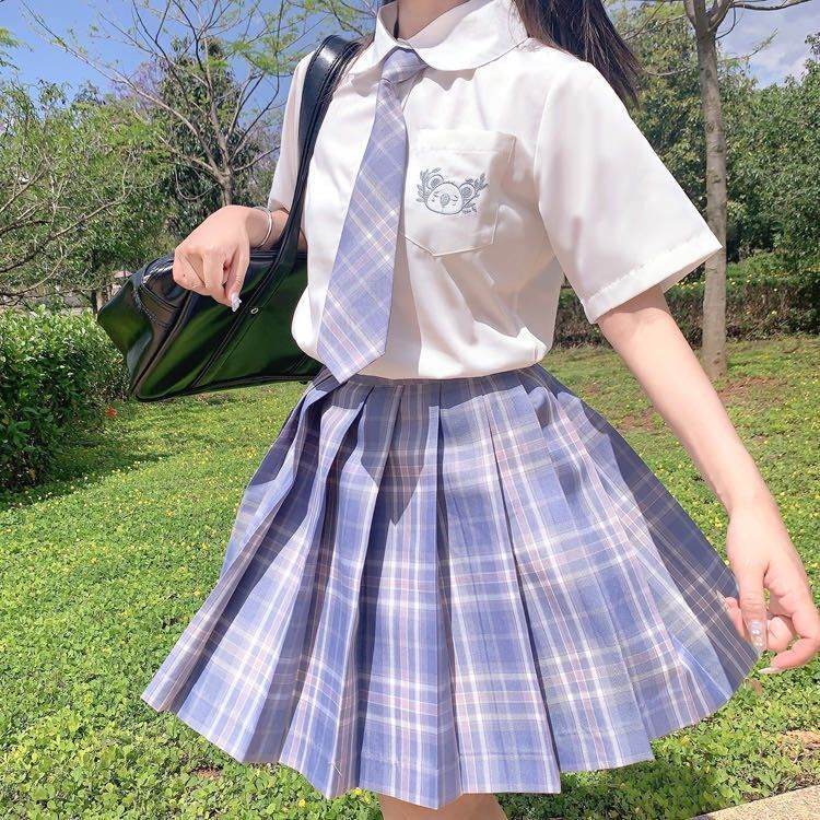 Student Jk Plaid Skirt Preppy Style Mini Pleated  Kilt Skirt - www.Shopthatapp.com