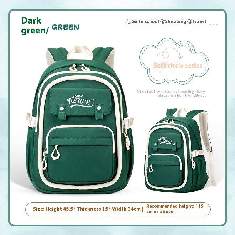 Girls' Super Lightweight Large Capacity Multi-compartment Waterproof Backpack - www.Shopthatapp.com
