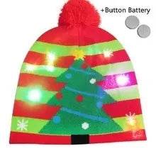 LED Light Christmas  Beanies - www.Shopthatapp.com