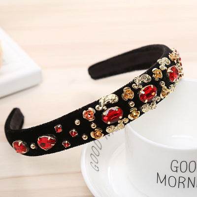 Headband Pearl Rhinestone Hair Accessories - www.Shopthatapp.com
