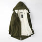 Women Work Hooded collar up Winter Jacket Woolen Lining - www.Shopthatapp.com