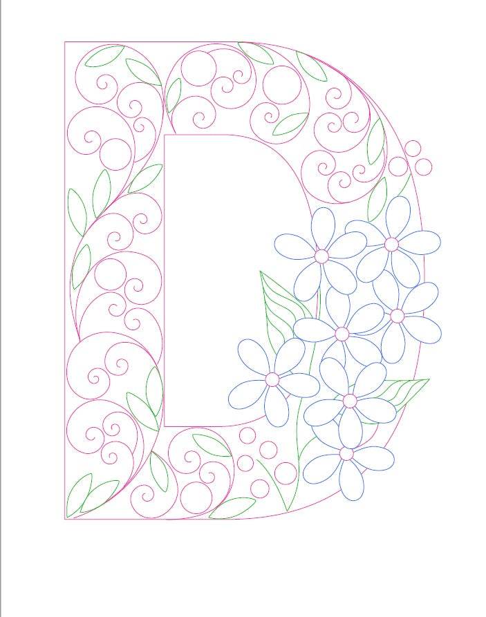 Paper Filigree Painting Kit - Letters - www.Shopthatapp.com
