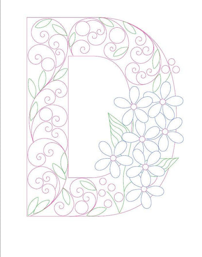 Paper Filigree Painting Kit - Letters - www.Shopthatapp.com